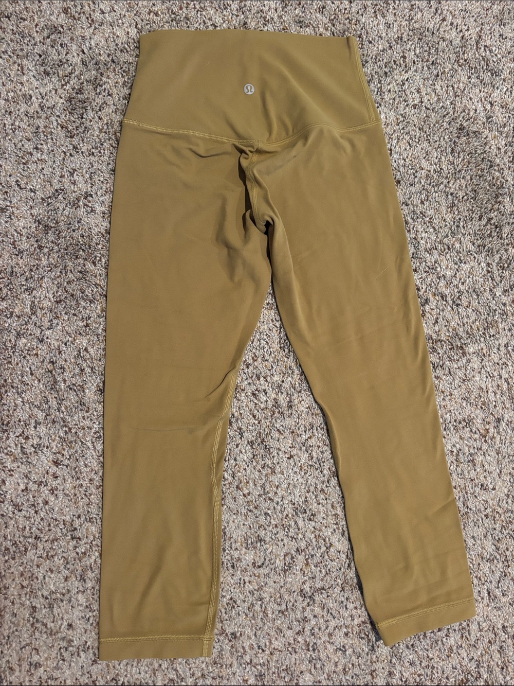 Lululemon Women’s High-Rise Active Leggings in Mustard.